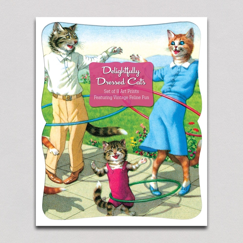 Last set* Laughing Elephant! Delightfully Dressed Cats. Portfolio! Eugen Hartung